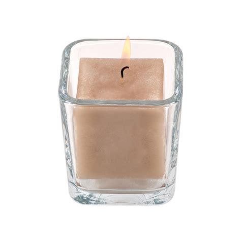 Square Glass Votive Holder Maggies Blend Candles