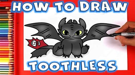 How To Draw Toothless Youtube