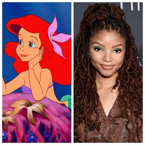Halle Bailey Is Cast As Mermaid Ariel In Disneys The Little Mermaid Twitter Celebrates