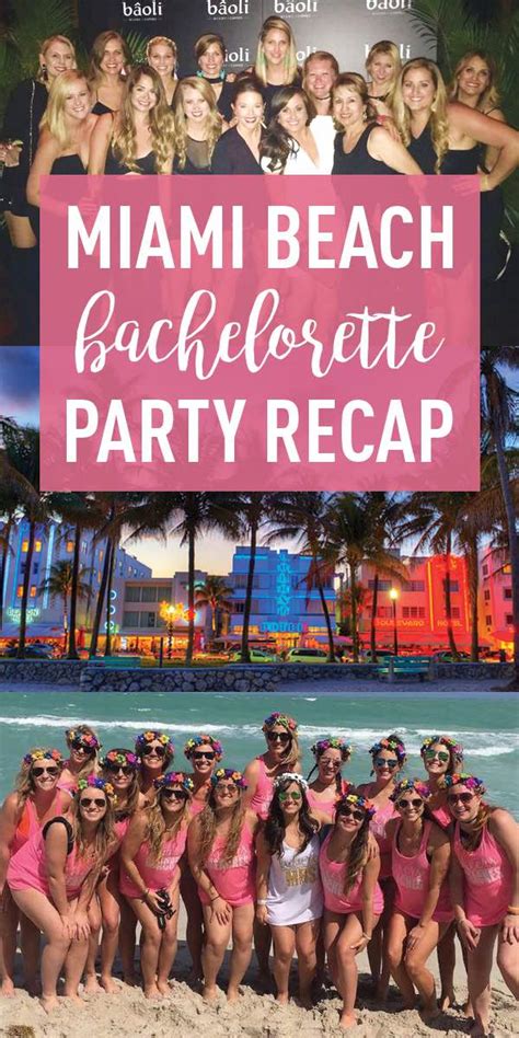 Miami Bachelorette Party Guide Cheers Beaches Stag And Hen