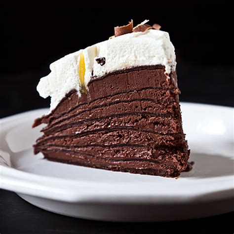 Spicy Chocolate Mousse Crepe Cake Recipe On Food52 Recipe Cake