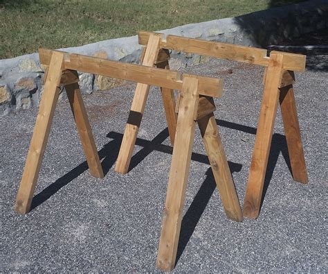 Cheap Improved Sawhorses 5 Steps With Pictures Instructables