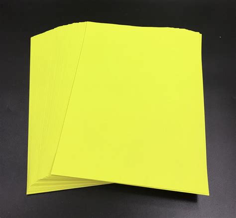 Customized Different Color A4 Eggshell Paper Sheets 500pcs Custom