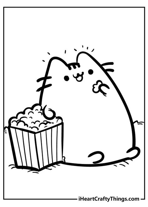 Pusheen Coloring Pages 100 Free Printables