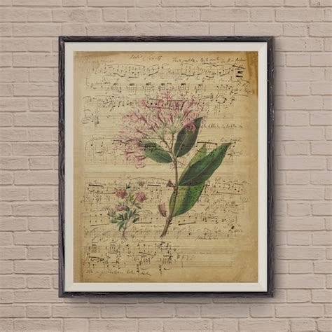 Vintage Music Sheet Music Sheets Butterfly Art Musical Etsy