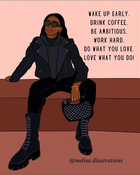 Melisa Illustrations Black Girl Magic Quotes Motivational Art Quotes