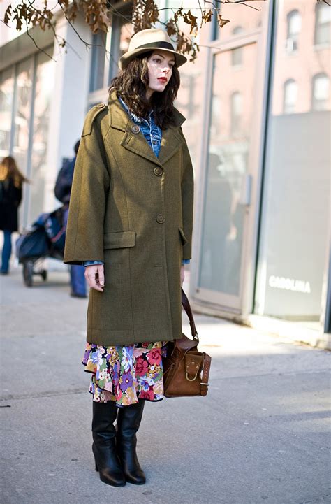 ana on heels nyfw street style by vogue