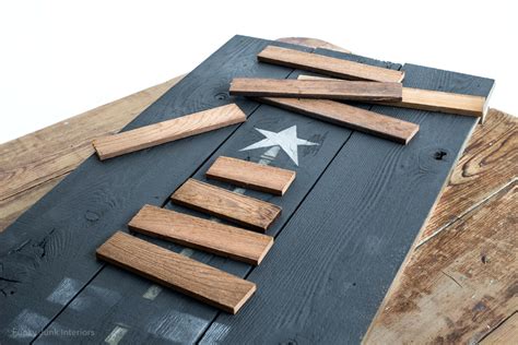 Diy Pallet Christmas Tree Sign With Stencils And Wood 010 Funky Junk