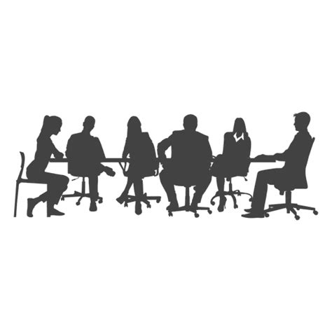 Business People Team Meeting Transparent Png And Svg Vector File