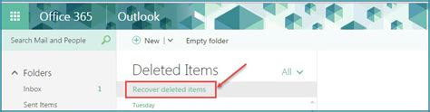Recover Deleted Mail Items In Office 365 Office 365 Support
