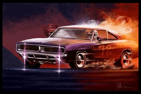Muscle Car Art Wallpapers