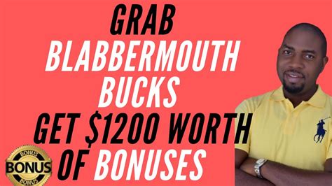 Blabbermouth Bucks Review 💯 My Bonuses 💯 For Blabbermouth Bucks 💯 Are