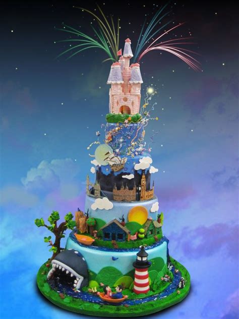 Check out our walt disney birthday selection for the very best in unique or custom, handmade pieces from our shops. Disney cake! Each tier is a different ride/event at Disney ...