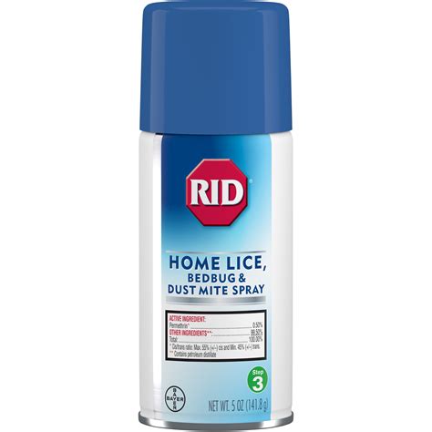 Buy Rid Home Lice Treatment Spray For Lice Bed Bugs And Dust Mites 5 Oz