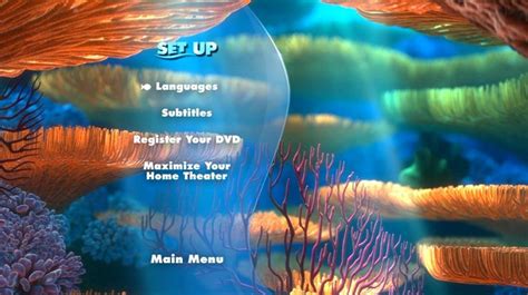 Finding Nemo 2003 Dvd Menus