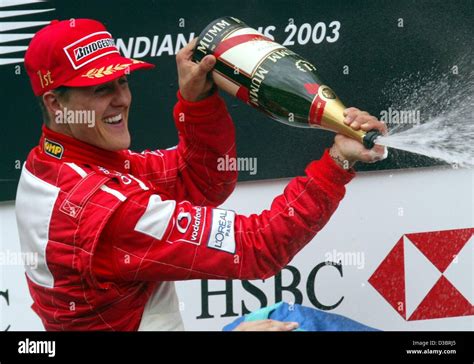 Dpa German Formula One World Champion Michael Schumacher Celebrates