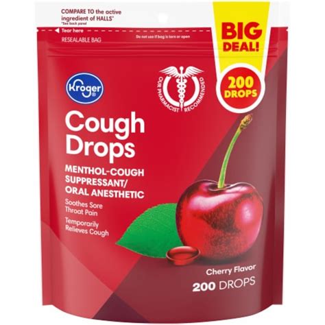 Kroger® Cherry Cough Drops Big Deal 200 Ct Food 4 Less