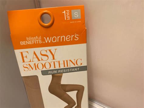 Warners Blissful Benefits Easy Smoothing Sheer Shaping Tights 20 Denier Nude S For Sale Online