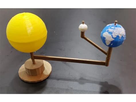 Sun Earth Moon System By Luisman Thingiverse Sun And Earth