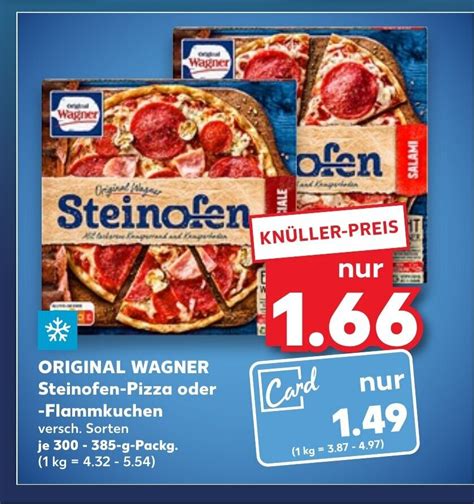 Original Wagner Steinofen Pizza Oder Flammkuchen Tilbud Hos Kaufland