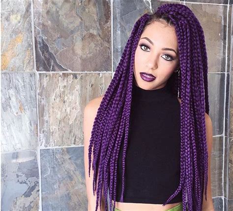 Black women who are tired of dealing with their natural hair or simply want to style a different look love all the beautiful crochet styles. 12 Jumbo Box Braids Styles that Make Bold Fashion Statement