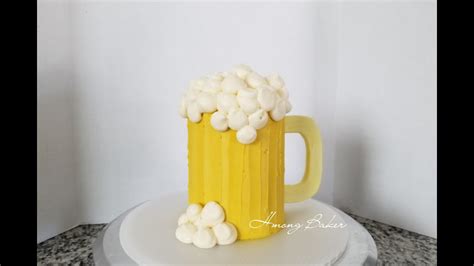 Easy Beer Mug Cake Cake Decorating Youtube