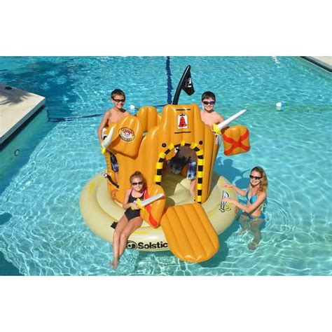 Swimline Pirate Island Inflatable Pool Float 90940 The Home Depot