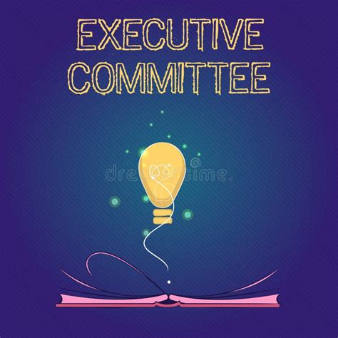 Handwriting Text Executive Committee Concept Meaning Group Of