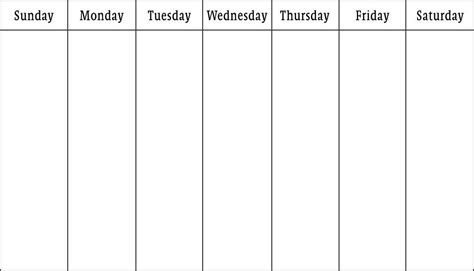 Blank Week Calendar Organizing Life With Kids Pinterest Weekly