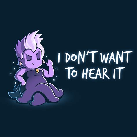 I Dont Want To Hear It Official Disney Tee Teeturtle