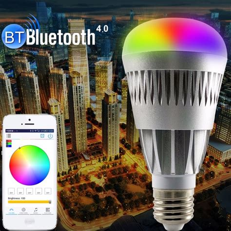 10w E27 B22 E26 Rgb Wireles Bluetooth Led Light Bulbs Speaker Music