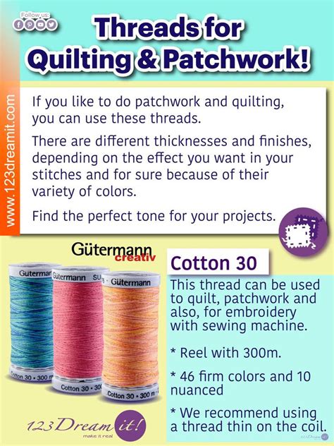 Threads For Quilting And Patchwork Patchwork Quilting Projects Make