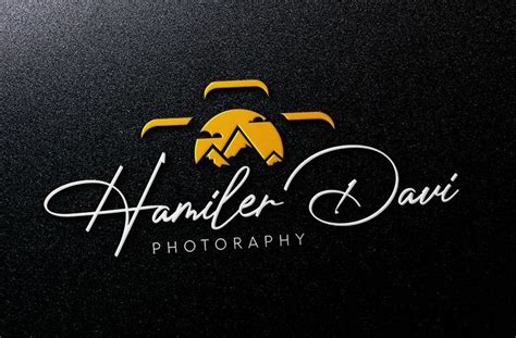 A Logo For A Photographer That Is Taking Pictures With His Camera And