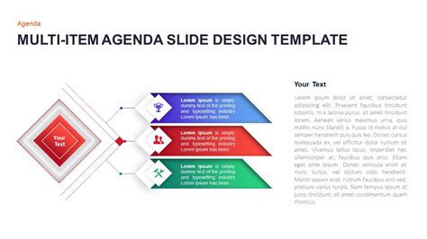 Multi Agenda Design Template Slidebazaar