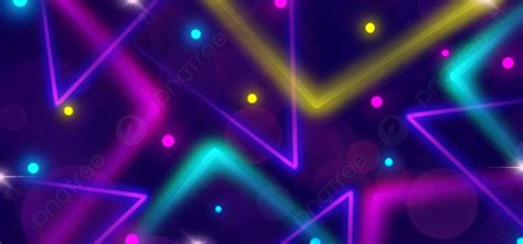 Neon Light In Abstract Shape Background Neon Light Line Background