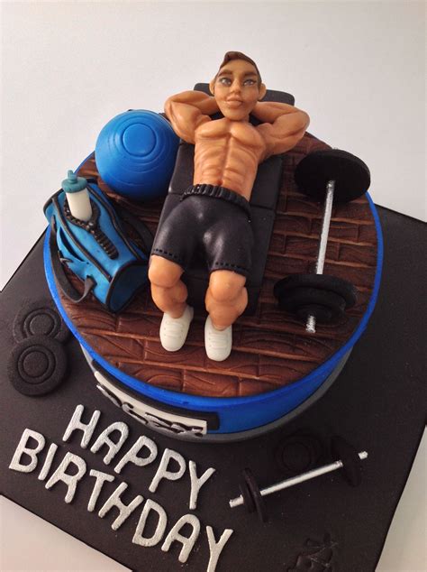 Looking for some best happy birthday cake hd images or happy birthday cake design ideas? Gym themed cake, sport cake, bodybuilding cake | Birthday ...