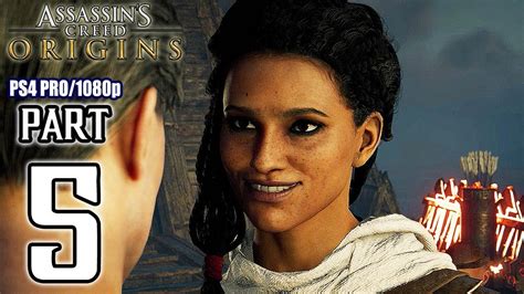 Assassins Creed ORIGINS Walkthrough PART 5 PS4 Pro No Commentary