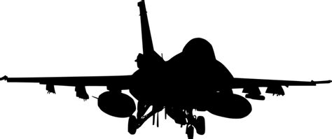 Fighter Jet Silhouette At Getdrawings Free Download