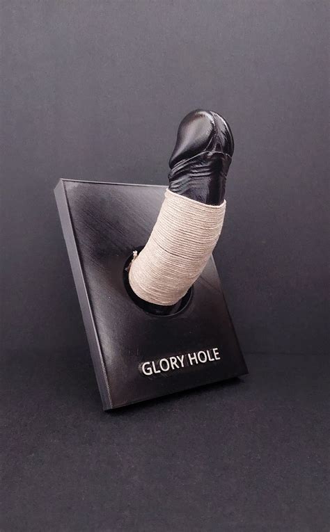 Bondage Glory Hole With Penis D Wall Art And Shibari Rope Etsy