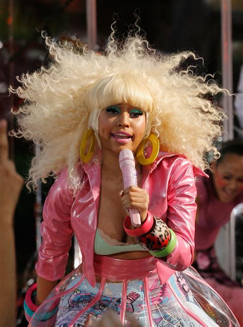 Nicki Minaj Performs On Abcs Good Morning America