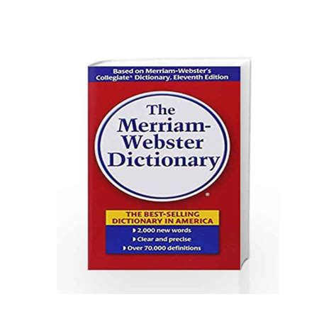 The Merriam Webster Dictionary By Merriam Webster Buy Online The