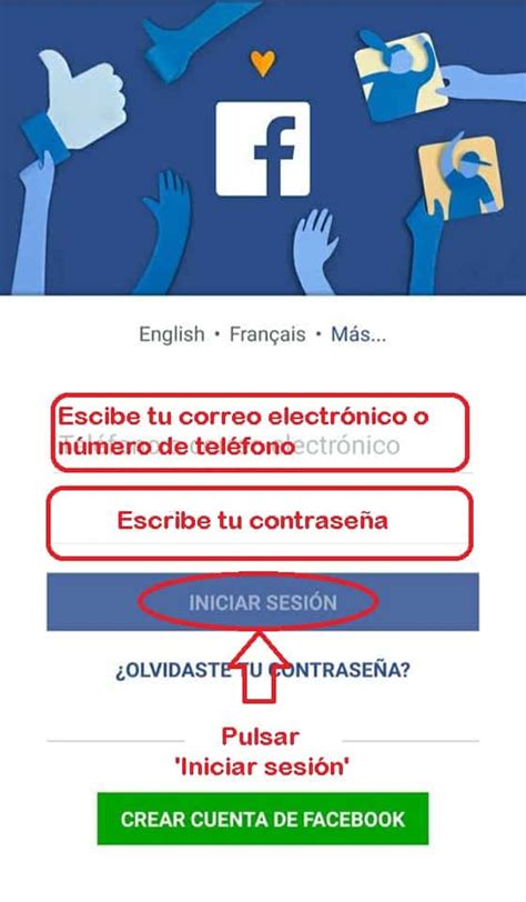 Iniciar Sesi N En Facebook En Espa Ol O Entrar