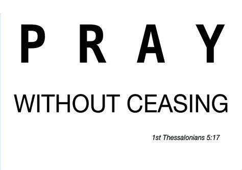 Pray Without Ceasing Print Out Etsy