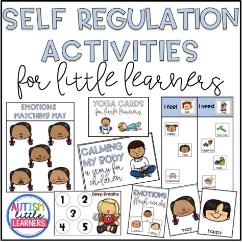 Self Regulation Activities For Little Learners Autism Little Learners