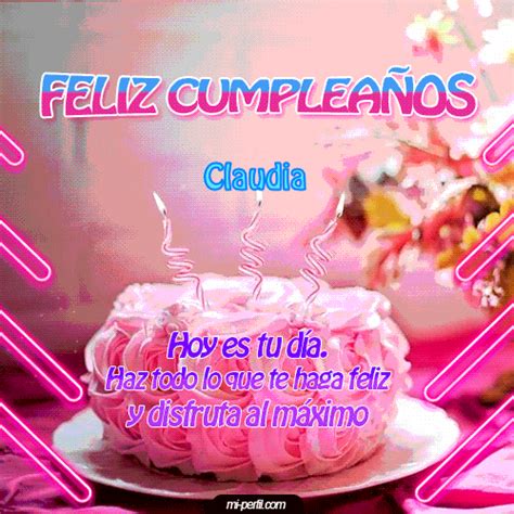 🎂feliz Cumpleaños Iv Claudia