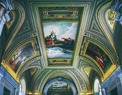 Vatican Museum Ceiling Art Photograph By Andres Ramos