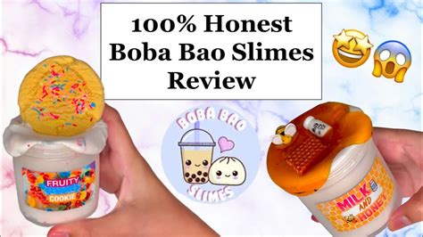 100 Honest Boba Bao Slimes Revie YouTube