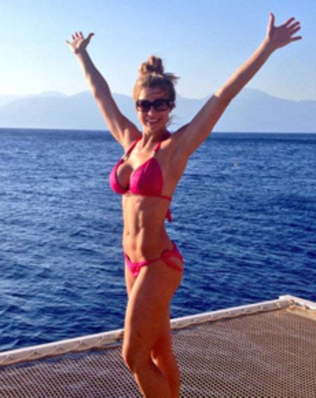 gemma atkinson shows off incredibly fit body and ample cleavage in new twitter snap ok magazine