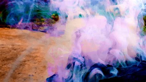 Texture In Vibrant Colors Texture Has Smoke Like Features Stock Image