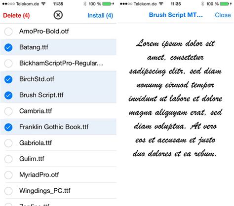 Anyfont Allows Ios Users To Install Custom Fonts For Use In A Variety